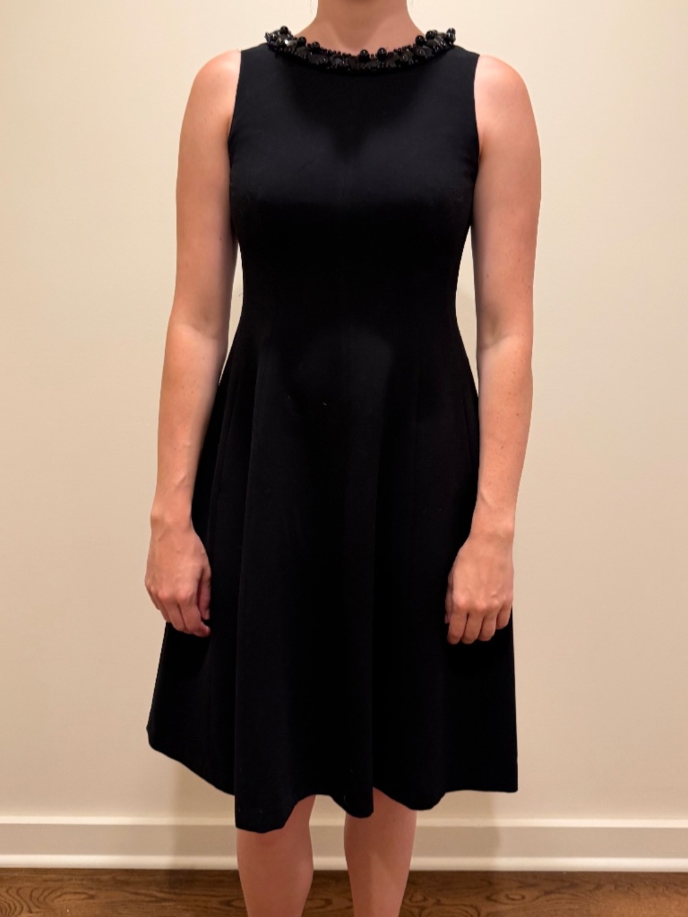 Vintage 90s Talbots Black Mini Dress (Size 4)
